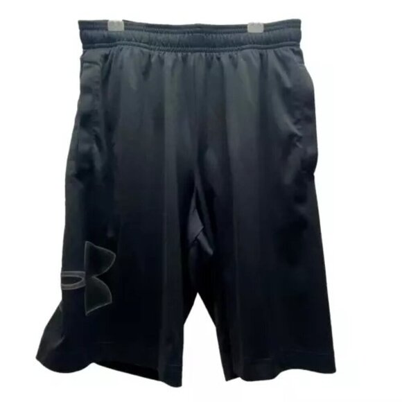 Under Armour UA Heat Gear Athletic Shorts Men's Small Black 9" Inseam Basketball - Picture 1 of 7